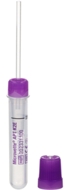 Microvette® APT 250 EDTA K2E, 250 µl, cap violet, cap, round base