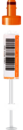 S-Monovette® Lithium heparin LH, 7.5 ml, cap orange, (LxØ): 92 x 15 mm, with plastic label pre-barcoded, Pre-barcode with 8-digit unique number range and 3-digit prefix