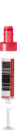 S-Monovette® EDTA K3E, 2.6 ml, cap red, (LxØ): 65 x 13 mm, with plastic label pre-barcoded, Pre-barcode with 8-digit unique number range and 3-digit prefix