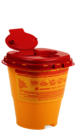 Disposal container, Multi-Safe twin plus, 2,500 ml, biohazard labeling