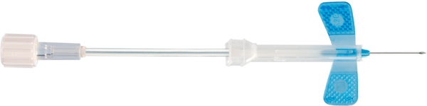 Aguja Safety-Multifly®, 23G x 3/4'', azul, longitud del tubo: 80 mm, 1 unidades/blíster