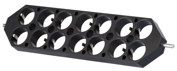 Blockrotor, für 14 Röhren bis 28 mm Ø, für SARMIX® M 2000