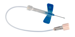 Agulha de Safety-Multifly®, 23G x 3/4'', azul, comprimento do tubo flexível: 240 mm, 1 unid./blister