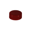 Bouchon à vis, rouge, compatible avec tubes Ø 28 mm
