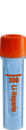 Microvette® 300 Lithium heparin LH, 300 µl, cap orange, flat base