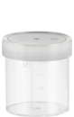 Multi-purpose container, 250 ml, (LxØ): 78 x 70 mm, graduated, PP, translucent