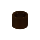 Screw cap, brown, suitable for tubes Ø 16-16.5 mm