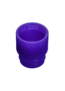 Eindrückstopfen, violett, passend für Röhren Ø 13 mm