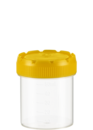 Multi-purpose container, 70 ml, (LxØ): 55 x 44 mm, graduated, PP, transparent