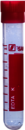 Probenröhre, EDTA K3E, 10 ml, Verschluss rot, (LxØ): 95 x 16,8 mm, mit Druck