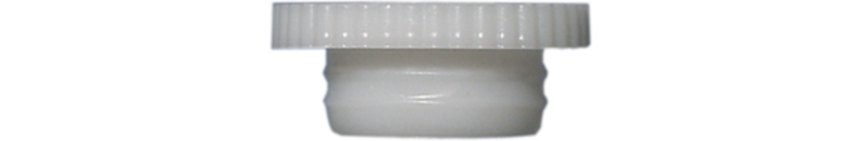 Bouchon pression, blanc, compatible avec tube à échantillon 2 ml 73.663