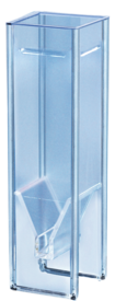 UV-Küvette, 2 ml, (HxB): 45 x 12,5 mm, Spezial-Kunststoff, transparent, optische Seiten: 2