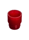 Tapón a presión, rojo, adecuada para tubos Ø 13 mm