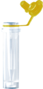 Microvette® CB 300 Fluorid/Heparin FH, 300 µl, Verschluss gelb, Eindrückstopfen, Flachboden
