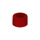Schraubverschluss, rot, passend für Röhren 82 x 13 mm