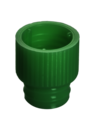 Eindrückstopfen, grün, passend für Röhren Ø 11,5 und 12 mm