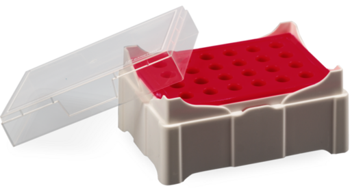IsoFreeze® MCT Rack, PP, format : 6 x 4, compatible avec tubes à réaction Ø 10,8 mm (1,5 ml & 2 ml)