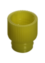 Eindrückstopfen, gelb, passend für Röhren Ø 11,5 und 12 mm