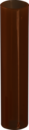 Tubo adaptador, (LxØ): 54 x 11 mm, PP, marrón
