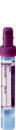 Probenröhre, EDTA K3E, 3 ml, Verschluss violett, (LxØ): 82 x 11,5 mm, mit Papieretikett