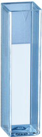 Cubeta, 4,2 ml, (AlxAn): 45 x 12 mm, PMMA, transparente, lados ópticos: 2