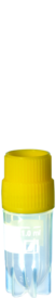 Cryotube CryoPure, 1,2 ml, bouchon à vis QuickSeal, jaune