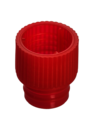 Eindrückstopfen, rot, passend für Röhren Ø 11,5 und 12 mm