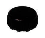 Bouchon à vis, noir, stérile, compatible avec microtube avec bouchon à vis