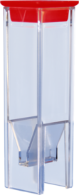 UV cuvette, 2.7 ml, (HxW): 45 x 12.5 mm, special plastic, transparent, optical sides: 2