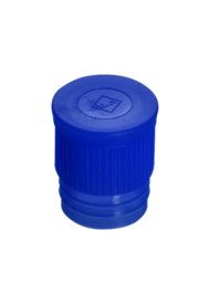 Push cap, blue, suitable for tubes Ø 16-17 mm