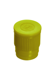 Tapón a presión, amarillo, adecuada para tubos Ø 16-17 mm