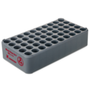 Block Rack D17, Ø orificio: 17 mm, 5 x 10, gris
