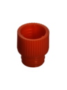 Bouchon pression, orange, compatible avec tubes Ø 12 mm