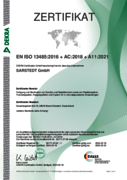SARSTEDT GmbH ISO 13485