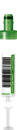 S-Monovette® Citrato 9NC 0.106 mol/l 3,2%, 3 ml, cierre verde, (LxØ): 75 x 13 mm, con etiqueta de plástico pre-codificado, precódigo de barras con un intervalo de números único de 8 dígitos y un prefijo de 3 dígitos
