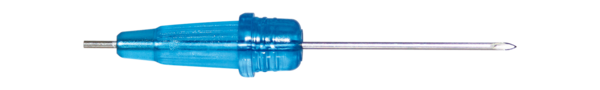 Micro-Kanüle, 23G x 3/4'', blau, 1 Stück/Blister
