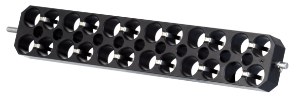 Blockrotor, für 24 Röhren bis 17 mm Ø (15 ml Röhren), für SARMIX® M 2000