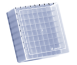 Caja de almacenamiento, tapa superior encajada, PP, dimensión modular: 9 x 9, para 81 recipientes