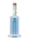 Adaptador para cultivo de sangre LongNeck, para cuellos de botellas estrechos, tapón roscado con membrana montado