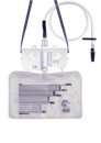 Système de mesure d’urine, 2 l, avec clapet anti-retour, poche de rechange de 2000 ml, stérile