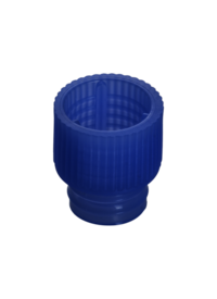 Bouchon pression, bleu, compatible avec tubes Ø 12 mm