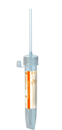 Tubo roscado, 10 ml, (LxØ): 95 x 16 mm, LD-PE, con etiqueta de papel