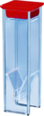 Cubeta UV, 2 ml, (AxL): 45 x 12,5 mm, plástico especial, transparente, lados óticos: 2