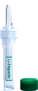 Multivette® 600 Lithium Heparin LH, 600 µl, Verschluss grün, Schraubverschluss