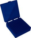 Caja de almacenamiento, tapa con bisagras, PP, dimensión modular: 10 x 10, para 100 recipientes
