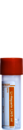 Tube à échantillon, Héparine de lithium LH, 5 ml, bouchon orange, (L x Ø) : 57 x 16,5 mm, avec étiquette papier