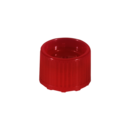 Schraubverschluss, rot, passend für Röhren Ø 15,3 mm