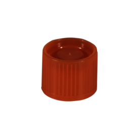 Schraubverschluss, orange, passend für Röhren Ø 16-16,5 mm
