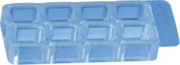 flexiPERM®, slide, inserto de silicona reutilizable, 8 pocillo, 5 unidades/bolsa