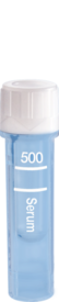 Microvette® 500 Serum CAT, 500 µl, Verschluss weiß, Flachboden